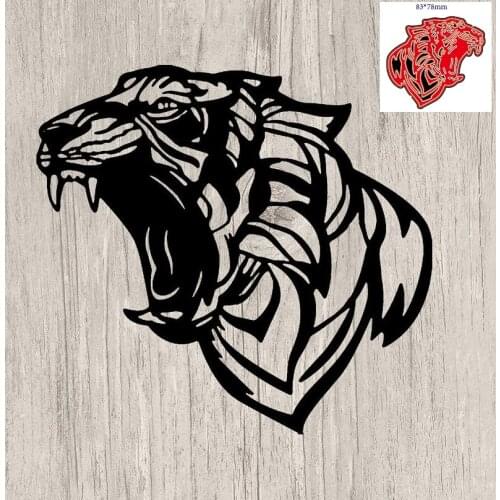 Metal cutting dies cut die mold Animal tiger decoration Scrapbook paper craft knife mould blade punch stencils