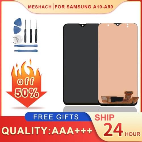 Mobile Phone LCD Display New Original For Samsung A10 A10S A20 A20S A30 A30S A50S Touch Screen Replacement Assembly Digitizer