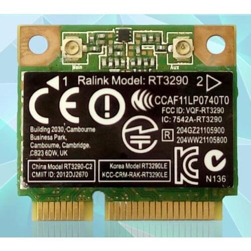 NEW For Ralink RT3290 802.11b/g/n WIFI for Bluetooth Half Mini PCI-E For HP CQ58 M4 M6 4445S DV4 G4 G6 G7 SPS 690020-001
