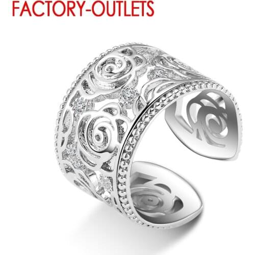 Engagement Ring Bridal Set 925 Sterling Silver Fashion Jewelry Classic Antique Style Women Girls Lovers' Best Gift Wholesale