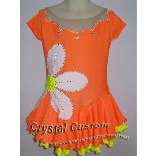 Hot Sales Ice Skating Dresses Adult Spandex Beautiful New Brand Vogue Figure Skating Competition Dress DR2505