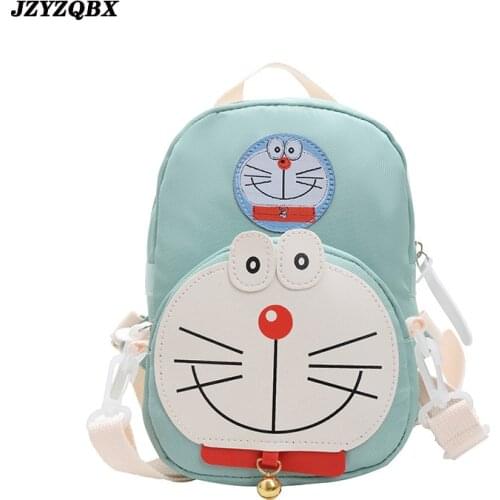 JZYZQBX Doraemon School Bag 2 Pcs/Set Backpack mochilas escolares infantiles School Backpack For Girls Boy plecak szkolny