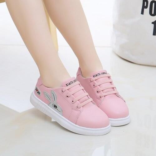 Girls' Sport Shoes Student Shoes Spring Autumn 2021 New Kids Casual Flats Childrens Shoes Soft Bottom Back To School Shoes Cute