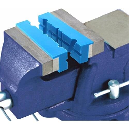2pcs vise jaw pads Vise protection strip Pair Of Magnetic Soft Pad Jaws Rubber For Metal Vise 5.5Inch Long Pad Bench Vice