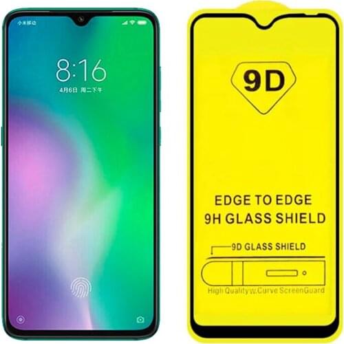 Sinzean 100pcs 2.5D Full Glue Glass For Xiaomi POCO X2/Redmi Note 9 Pro/Note 9s/Redmi 9/K30 Pro 9D Tempered Glass With Backplane