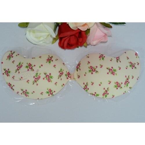 Women Sexy Push Up Bra Front Closure Self Adhesive Strapless Bra Wedding Dress Seamless Invisible Bra