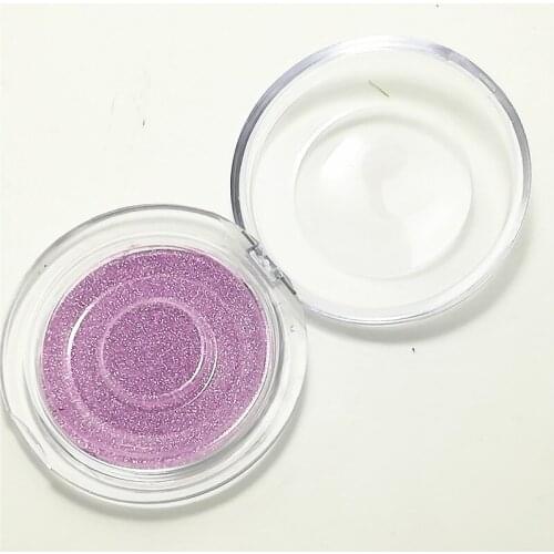 10set/lot Round Packing Box for Eyelash Blank Eyelashes Plastic Package All Transparent Lid Tray Eyelashes DIY Soft Packing Box