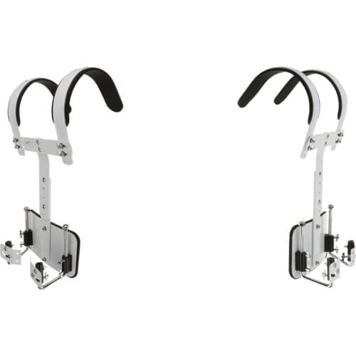 2x Adjustable Marching Snare Drum Carrier Stand Alloy Percussion Parts