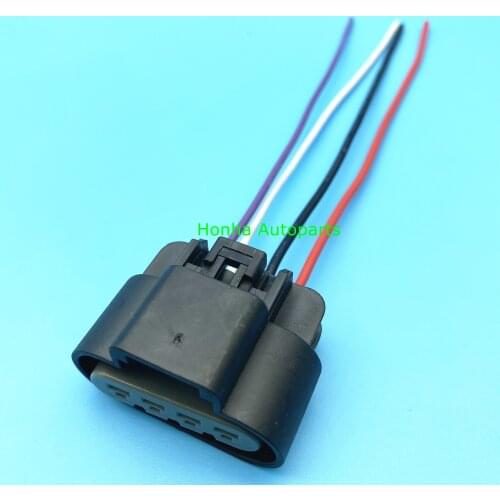 4 Pin Female Auto Waterproof Connector Fuel Electric Gasoline Pump Plug Wire Harness Cable Pigtail For Buick Delphi 15326631