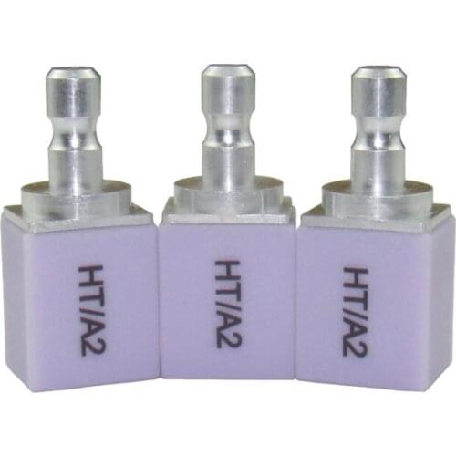 5 pieces/lot 40-15-15 LT HT Dental Lithium Dislicate Blocks Emax Cerec Glass Ceramic Blocks CAD CAM for Sales