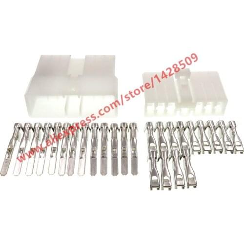 10 Sets 13 Pin Auto Car Audio Socket Female Male Automotive Connector MG620217 MG610216 MG 620217 MG 610216