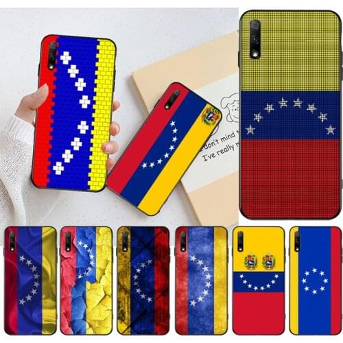 CUTEWANAN Venezuela Flag pattern TPU Soft Silicone Phone Case Cover for Huawei Honor 30 20 10 9 8 8x 8c v30 Lite view pro