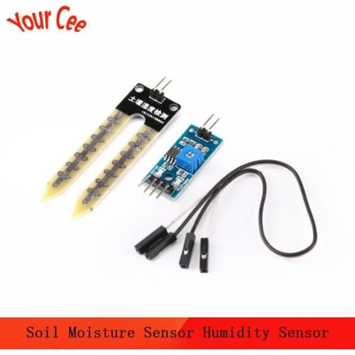 5pcs Soil Moisture Sensor Humidity Sensor Hygrometer Detection Module LM393 Chip DIY Electronic For Cars For Arduino