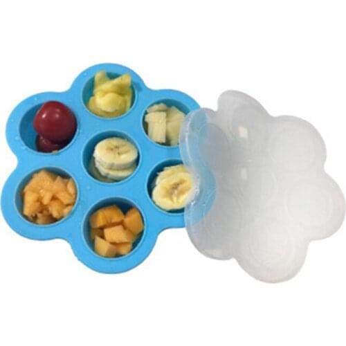 Baby Plate Food Box Silicone Bowl Childrens Tableware Baby Eating Bowl Insurance Freezer High Temperature Easy Collection