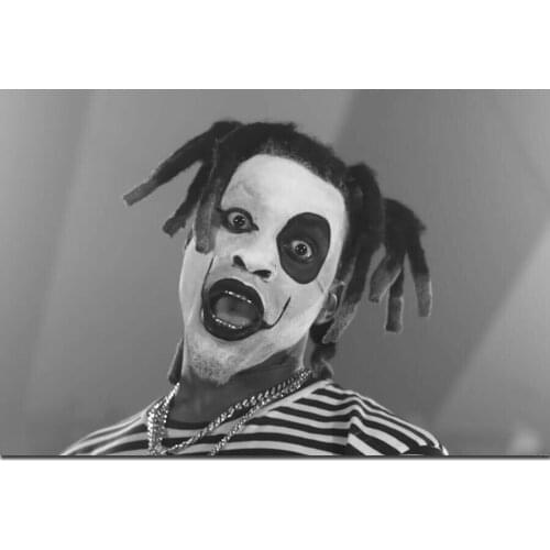 F011 Denzel Curry Rapper Music Singer Star Silk Cloth Poster Art Bedroom Decoration