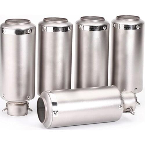 51mm 60mm Universal Motorcycle GP Escape Motorcross Scooter SC Exhaust Pipe Muffler For FZ6 Ninja cbr650f cb400 s1000r pcx 125