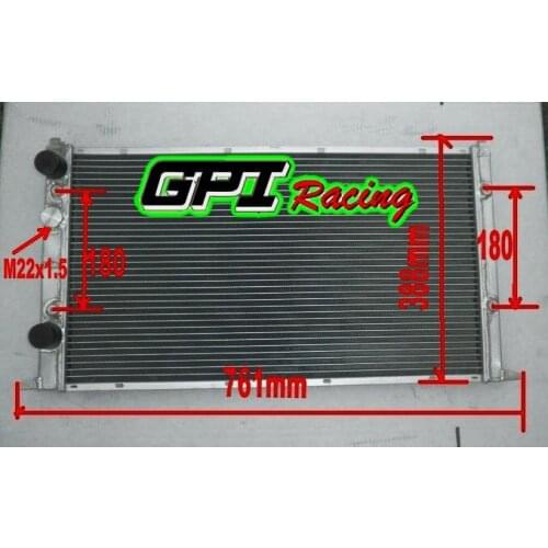 GPI ALUMINUM RADIATOR FOR VOLKSWAGEN FOR VW FOR GOLF GTI MK3 VR6 AAA 2.8L MT 1994-1998