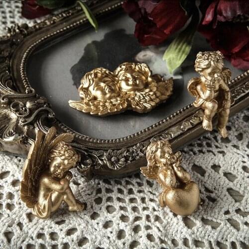 Angel Pattern Fridge Magnet Sticker, Cute Cupid Pattern Home Decoration, Retro Renaissance Style