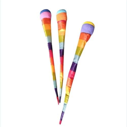 New Waldorf Toys For Kids Ribbon Ball Silks Rainbow Soft Skytail Toy Indoors Outdoors Activity High-qualit Soft Ball Meteor Prop