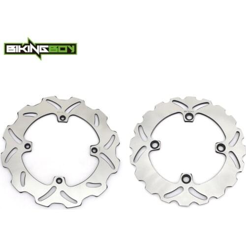 BIKINGBOY SL 230 97-04 CRF 230 L 10 11 12 XR 250 R 90-04 XR 400 R 94-04 XR600R 88-99 XL 250 R Front Rear Brake Discs Disks Rotor