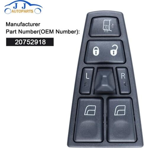 20752918 Electric Window Switch For VOLVO FH12 FM12 FM9 FH,FM,VNL 20953592 20455317 20452017 21354601 21277587 20568857 21543897
