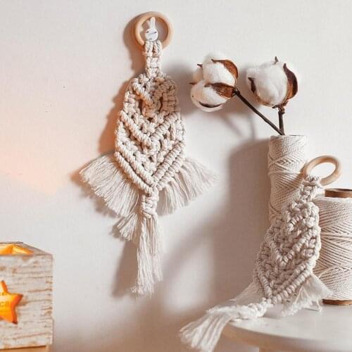 Handmade Tassel Pendant Ornament Dorm Wedding Holiday Wall Hanging Decoration