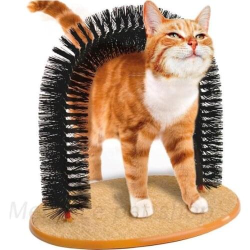 Pet diy arch Brush animal brush brush cat brush cat cat scratcher cat grooming tool to clean the hair Removable arch cat brush
