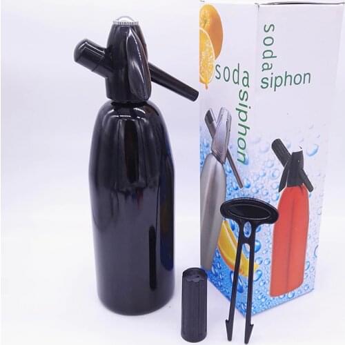 Shenzhen Supplier Wholesale DIY Aluminum Soda Siphon 1.0L Home Soda Water Maker