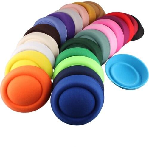 19 Color For Select 16 Cm Fascinator Hat DIY Millinery Hair Accessories Pillbox Fascinator Bases Mini Top Hats For Occasion