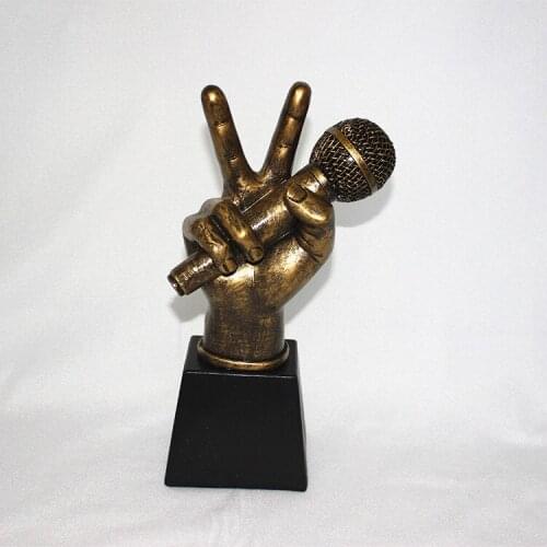 CHINA GOOD VOICE CUP SINGING CONTEST SING KTV MICROPHONE TROPHY CUP TROPHY MUSIC TROPHY