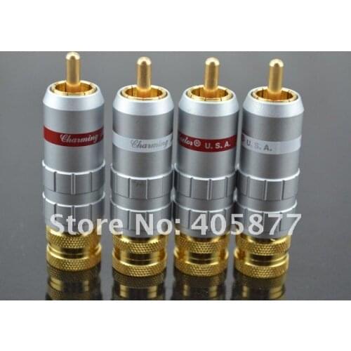 CMC-1016-WU hiend interconnect RCA plugs Audio RCA Connectors