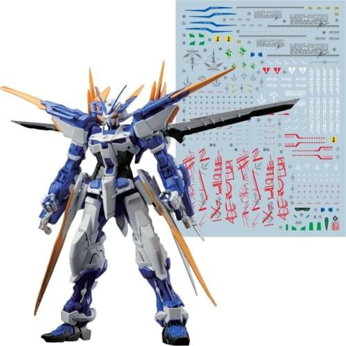 Gunpla MG Astray Blue Frame Water Sticker/Great Sword/2L Change/Fluorescence