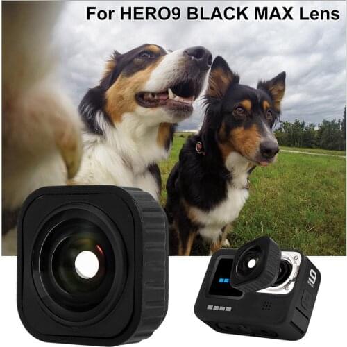 For GoPro -Max Lens Mod Ultra-wide Angle Lens For GoPro HERO9 Black Vlog Shooting Lens Cameras Filter Action Camera Accessories