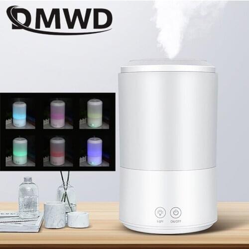 DMWD Ultrasonic Air Humidifier 4L Electric Aroma Essential Oil Aromatherapy Diffuser Cool Mist Maker Fogger Air Purifier Cleaner