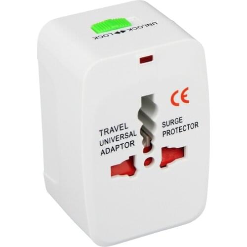 All In One Universal International Plug Adapter 2 USB Port World Travel AC Power Charger Adapter AU US UK EU Converte