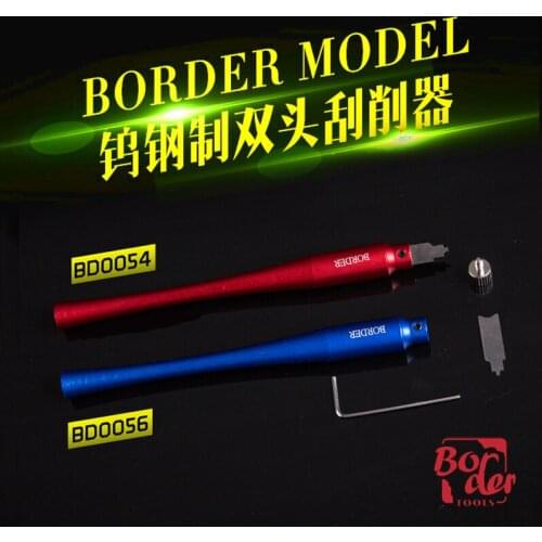 Gundam Military GK Diorama Figure Model Building Kits Tungsten Steel Double-Head Scraper Model Making Tools