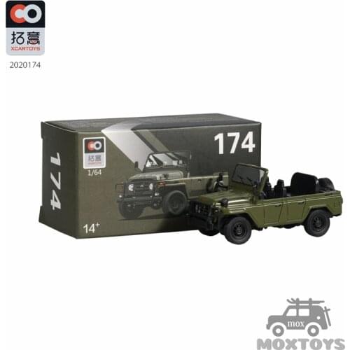 XCarToys 1:64 Beijing Jeep 2020 off-road vehicle Convertible Diecast Model Car