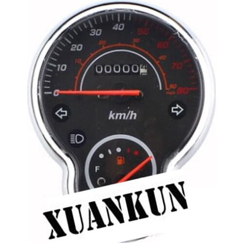 XUANKUN Motorcycle Electric Vehicle Instrument 12V 48V 60V European Version Mechanical Instrument Odometer Tachometer