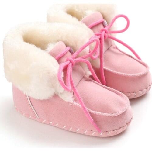 Winter Toddler Infant Baby Girls Boys Warm Anti-Slip Casual Sneakers Toddler Soft Soled Walking Shoes New Ins