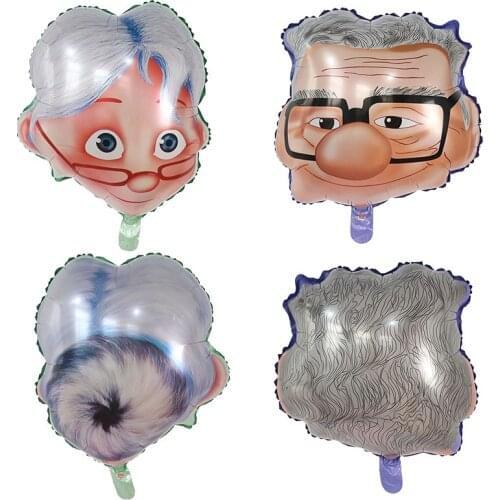 1pc Cartoon Movie Up Carl Ellie Foil Balloons Flying Travel Theme Helium Globos Birthday Party Decorations Inflatable Kids Toys