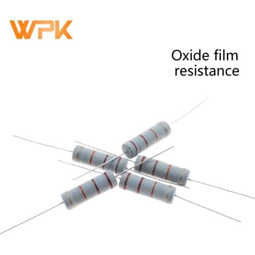 20Pcs 5W 0R-22M Oxide Film Resistor 5% Tolerance 0.56R 1R 3R 10R 27R 30R 91R 100R 360R 3K 10 ohm Resistance Electronics Diy Kit