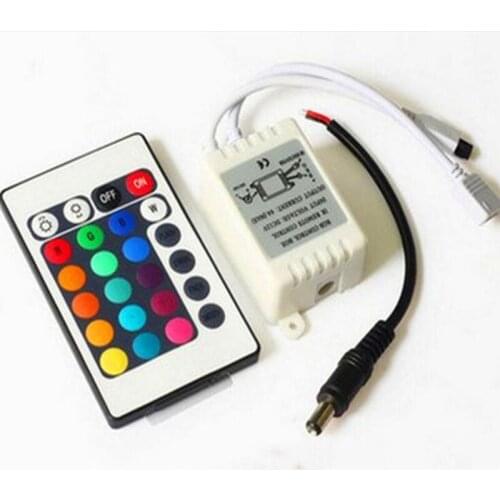 24Key IR Remote controller For RGB Led strip 12v led controller 100pcs