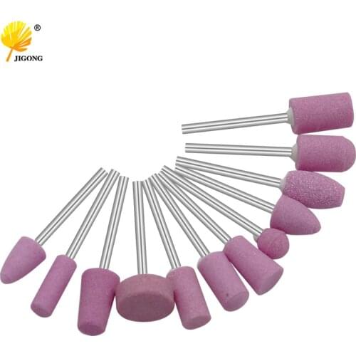 12pcs/set Abrasive Mounted Stone For Rotary Tools Grinding Stone Wheel Head Tools Accessories