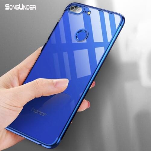 Surplus Wind For HuaWei Honor 10 Phone Case Cover Transparent Plating TPU Soft Silicone Slim Back Cover For HuaWei Honor 10Lite