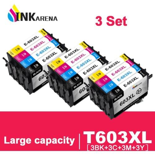 For Epson 603XL compatible for Expression Home XP-3100 XP-4100 XP-2100 XP-2105 XP-3105 XP-4105 Printer t603xl ink cartridges