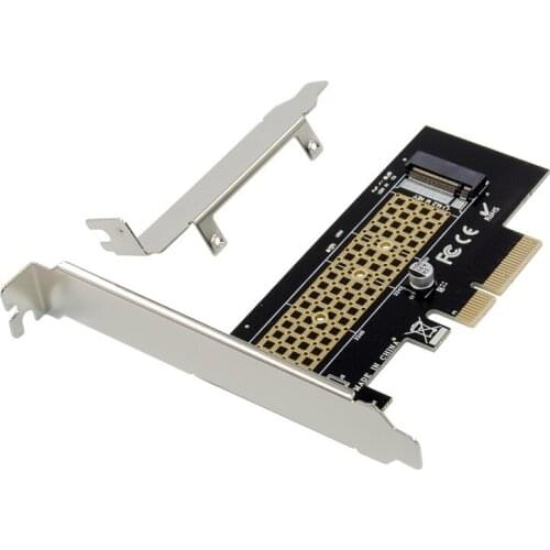 Add On Cards PCIE x4 M.2 NVMe Adapter Pci-e 4X To M2 M KEY SSD Expansion Card Drive free plug and play Computer Components