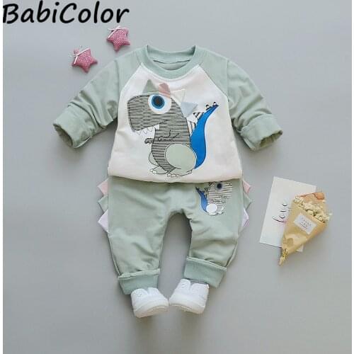 Infant Clothing Set For Baby Girls Clothes Set 2021 Spring Autumn Newborn Baby Boys Clothes T-shirt+Pant 2pcs Suit Baby Costume