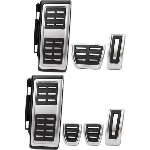 Carmilla Car Foot Fuel Pedal Brake Clutch Pedals Cover for Golf 7 GTI MK7 for Skoda Octavia A7 Parts Accessories