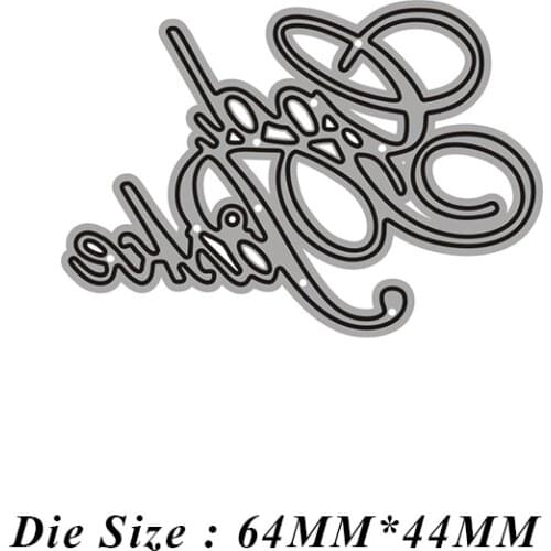 JMCRAFT 2021 English Word Metal Cutting Dies for Scrapbooking and Cards Making Paper Craft Album Decoration Die New