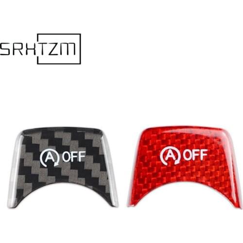 Carbon Fiber Engine Start Stop Switch Cover Trims For BMW 3 4 Series F30 F31 F34 F32 F33 F36
